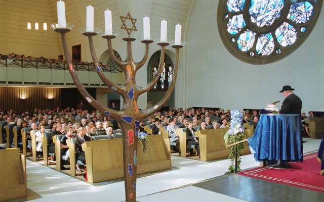 Innenaufnahme der Synagoge Köln